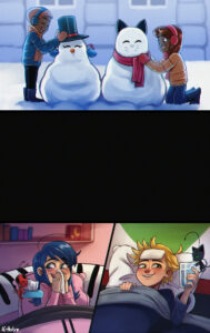 Комикс Снежный день 1-8