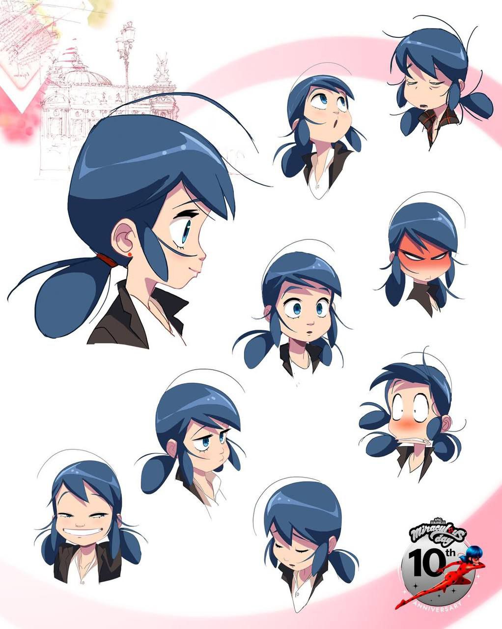 Официальные арты Miraculous к 10-летию мультсериала ледибаг