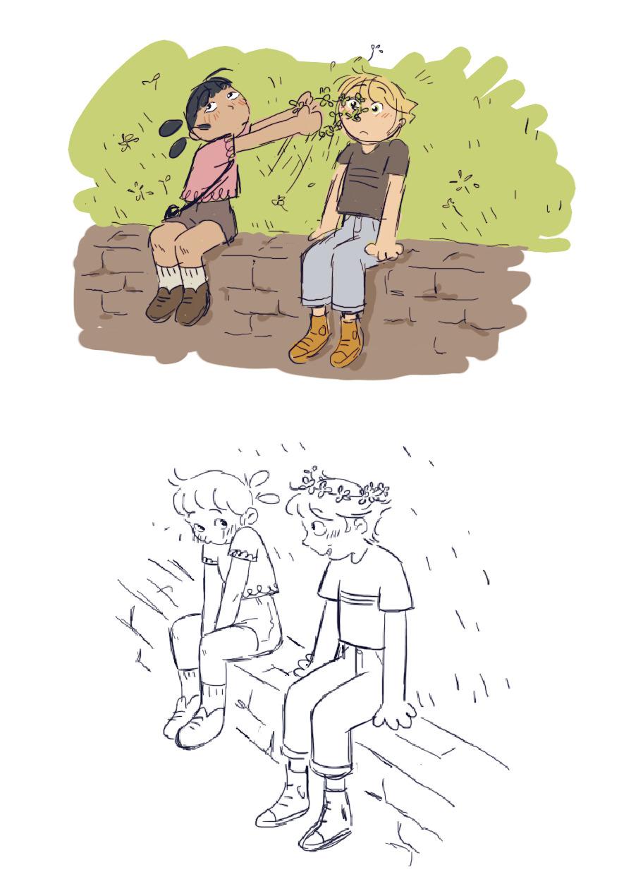 Арт Адринетт в детстве