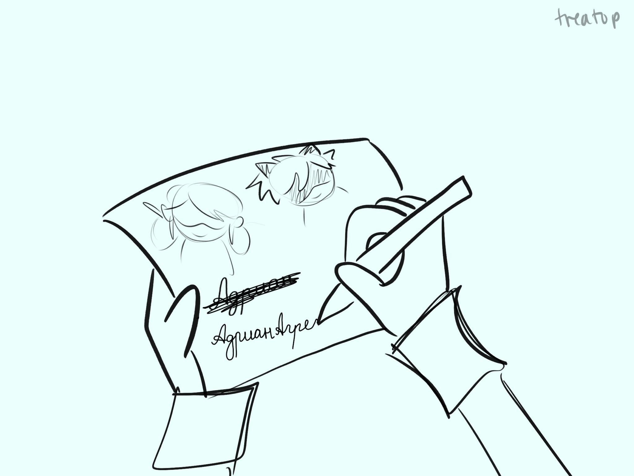 Мини-комикс Автограф