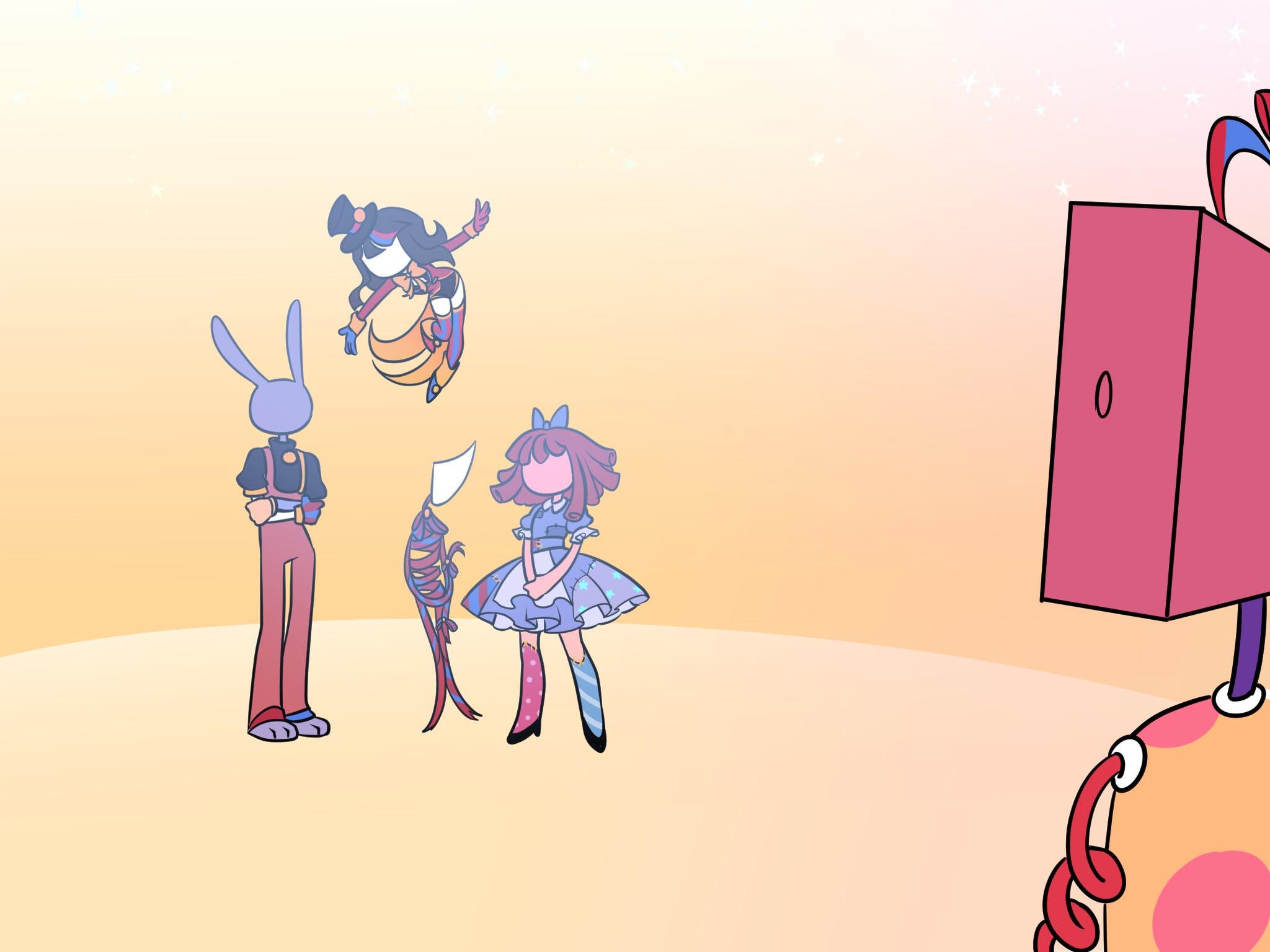 Комикс Код замены AU / Удивительный Цифровой Цирк