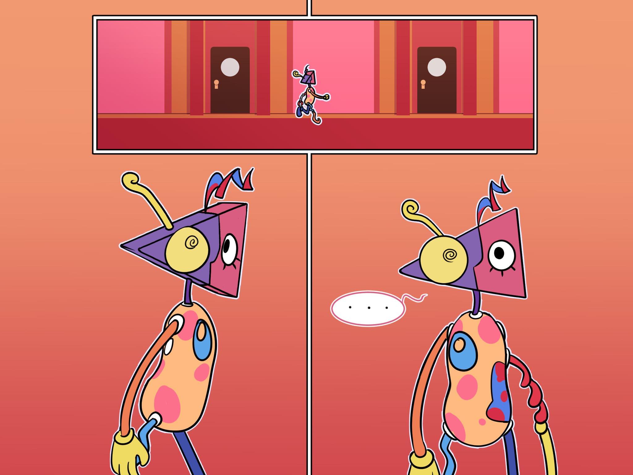 Комикс Код замены AU / Удивительный Цифровой Цирк