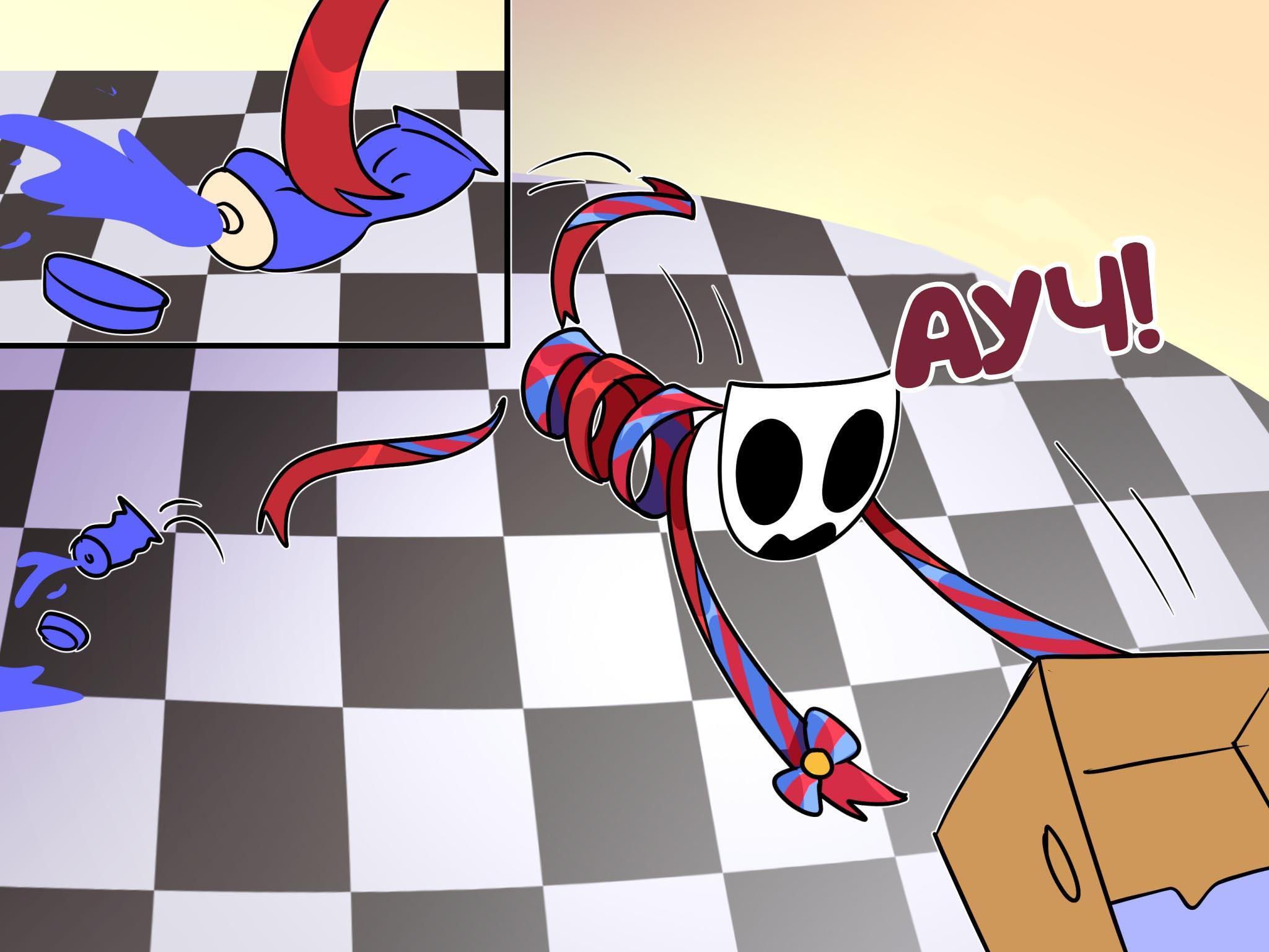 Комикс Код замены AU (Часть 5) / Удивительный Цифровой Цирк